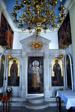 Rethymnon church interior clipart