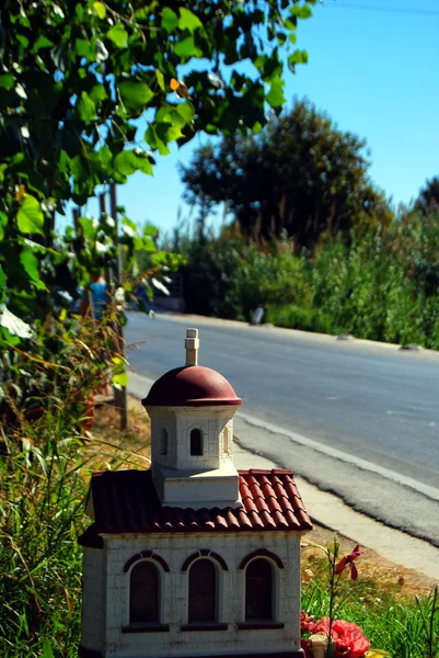 Řecké silniční svatyně 02 — Stock fotografie