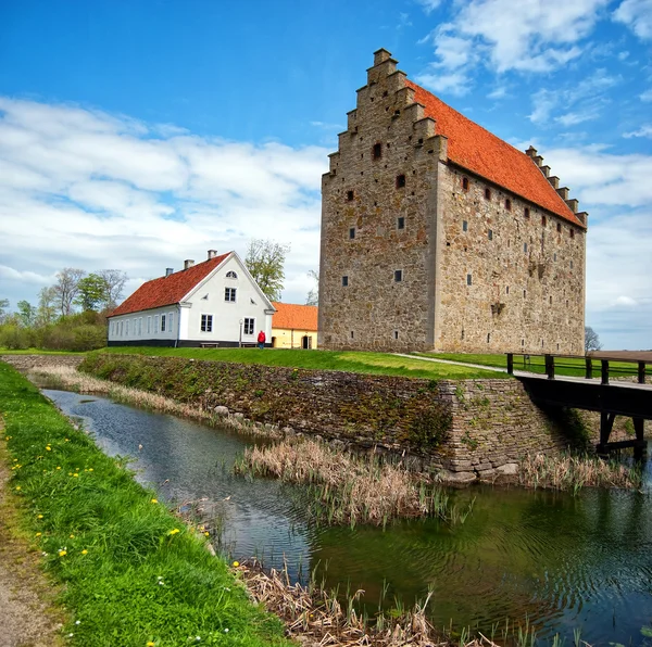 Glimmingehus castle panorama 10 — Stock Photo, Image