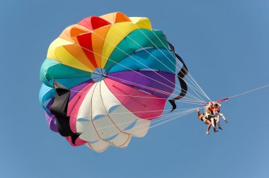 Parasailing clipart