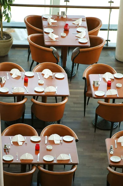 Tables in a resturant — Stock Photo, Image