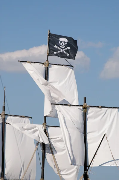 Pirat vlag — Stockfoto