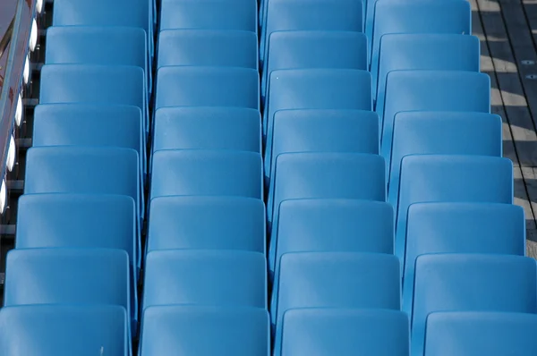Cadeiras azuis — Fotografia de Stock