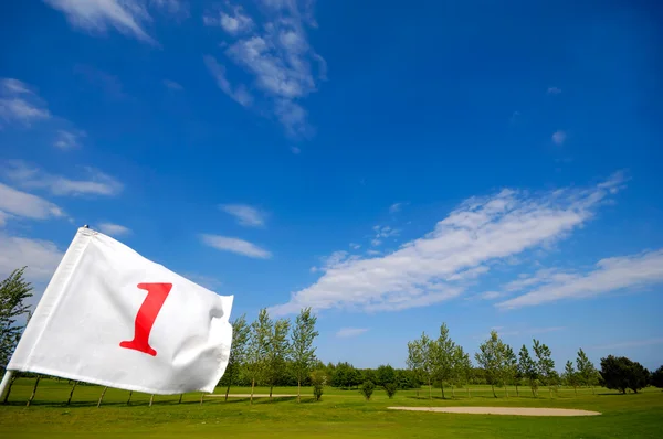 Прапор гольф — стокове фото