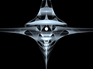 Abstract Fractal Design Space Station clipart