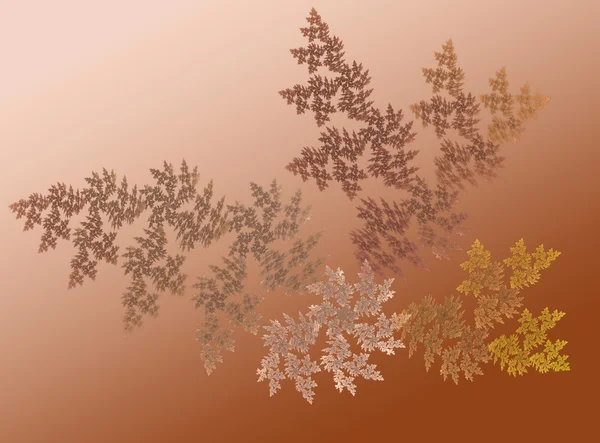 Abstrakt fractal design av höstlöv — Stockfoto