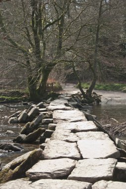 Medieval Clapper Bridge clipart