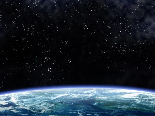Orbitando a Terra — Fotografia de Stock