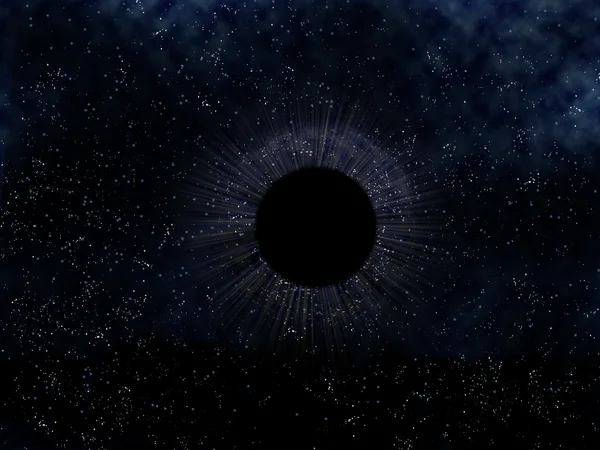 B.黑洞 — 图库照片