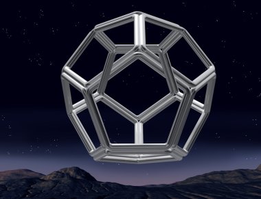 Impossible dodecahedron clipart