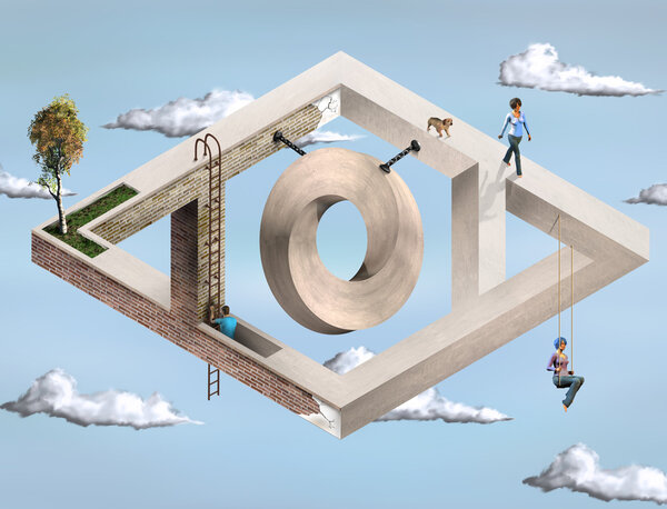 Невозможная геометрическая архитектура
