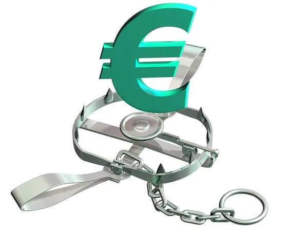 Armadilha do euro — Fotografia de Stock