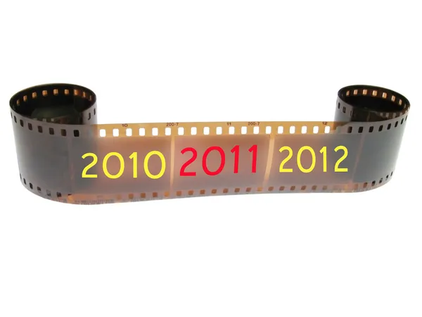 New Year filmstrip — Stock Photo, Image
