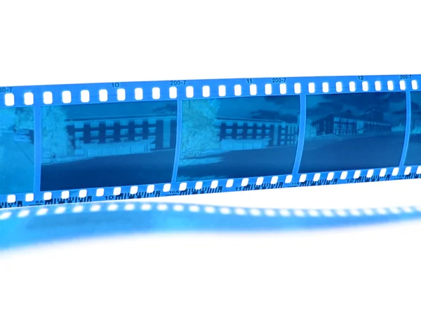 Film modrá — Stock fotografie