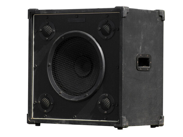 Isolated photo of loud speaker