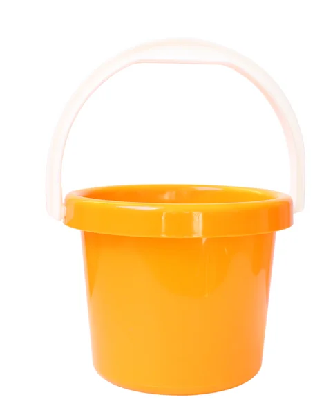 Orange bucket — Stock Photo, Image