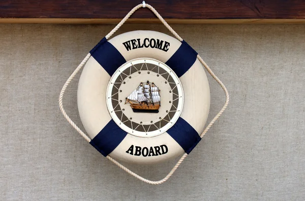 Bem-vindo a bordo — Fotografia de Stock