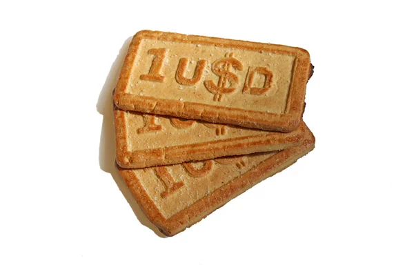 Usd biscuits — Stock Photo, Image