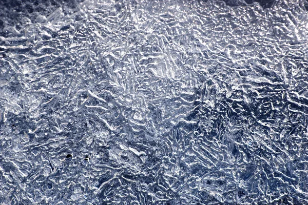 纹理的冰 — 图库照片