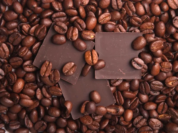 咖啡和巧克力 — 图库照片
