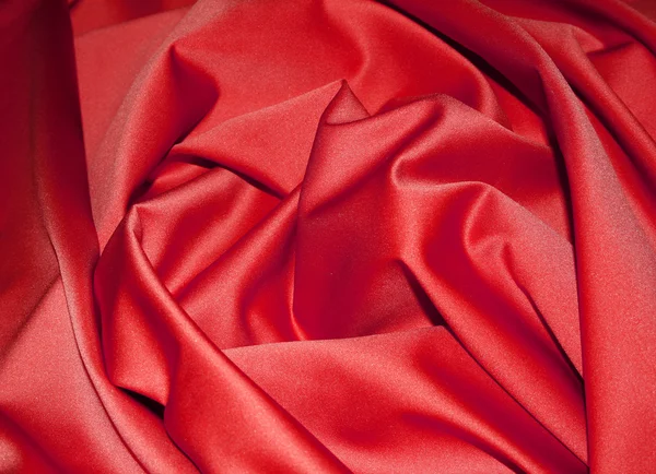 Red silk. — Stock Photo, Image
