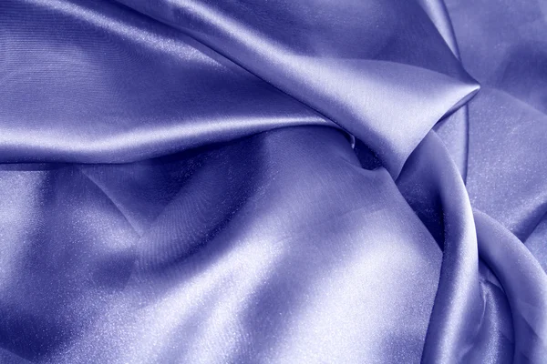 Blue silk. — Stock Photo, Image