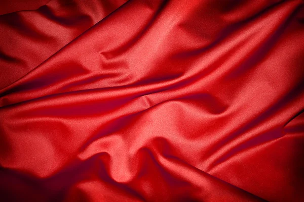 Vörös selyem. — Stock Fotó