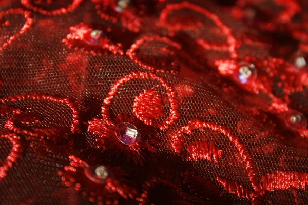 Red lace — Stock Photo, Image