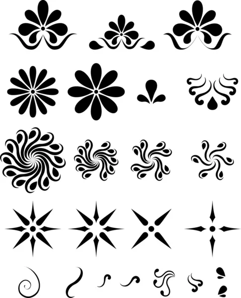 Elements ornate — Stock Vector