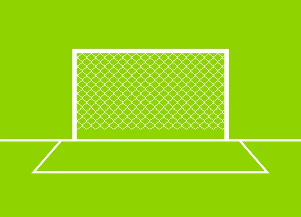 Soccer goal — Stock Vector