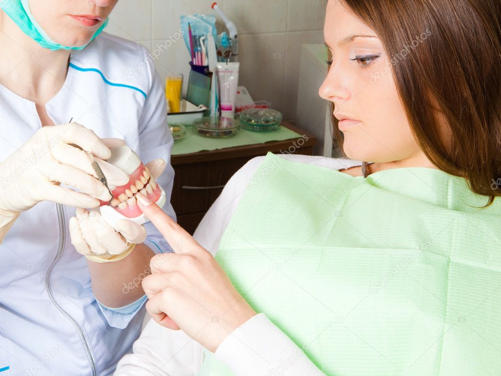Dentis showing prosthesis for patien