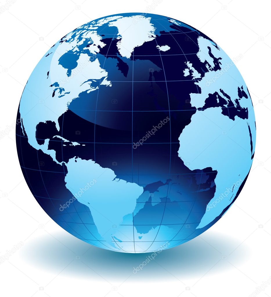 World Globe — Stock Vector © rtguest #3072061