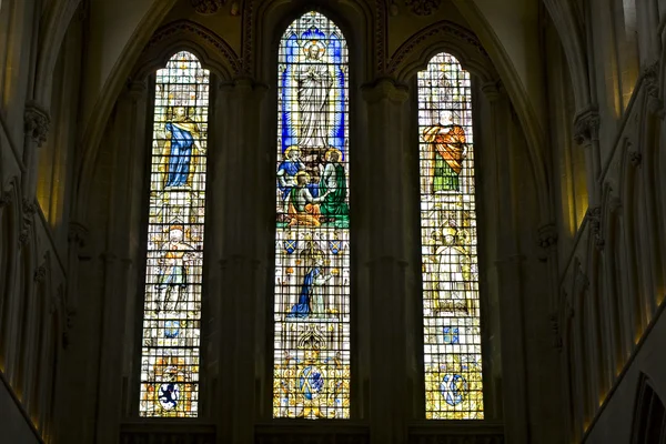 stock image Stained glass window