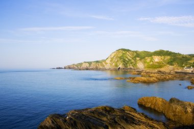 Looking Towards Hillsborough Past Lantern Hill In Ilfracombe North Devon clipart