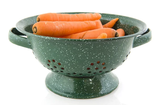 Coador com cenouras — Fotografia de Stock