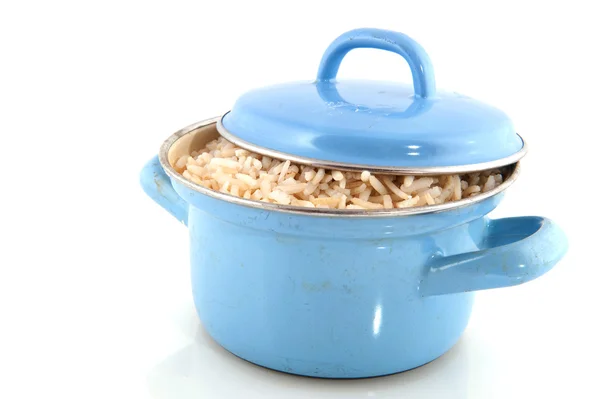 Cocinar arroz integral — Foto de Stock