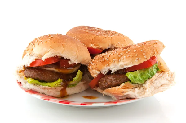 Hamburgery — Stock fotografie