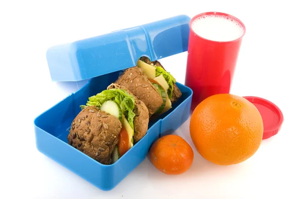 Gezonde lunchbox — Stockfoto