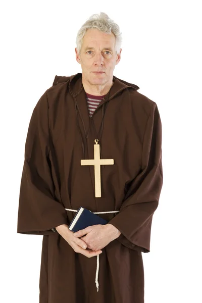 Franciszkański mnich — Zdjęcie stockowe