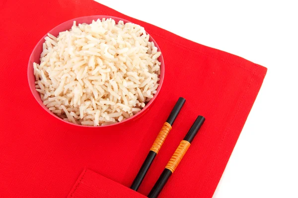 Коричневий рис — стокове фото