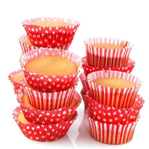 Baked many cup cakes — Stock Photo, Image
