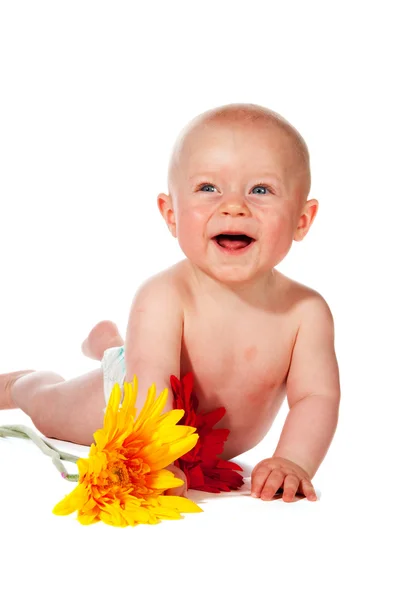 행복 한 작은 아기 — 스톡 사진
