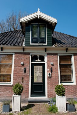 Traditional Dutch house clipart