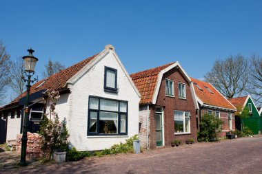 Old Dutch houses clipart