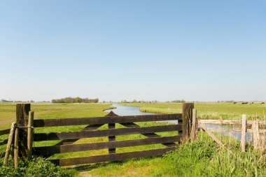 Dutch farmland clipart