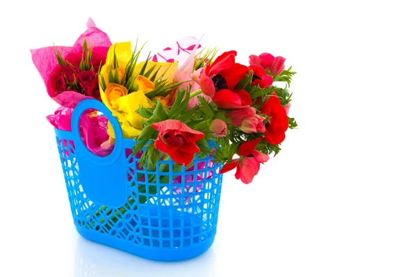 Kwiaty, zakupy — Zdjęcie stockowe