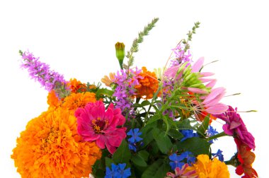 Cheerful summer bouquet clipart