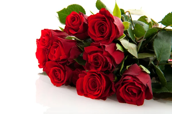 花束红玫瑰 — 图库照片