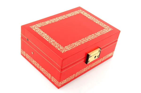 Closed red box — Stock Photo, Image