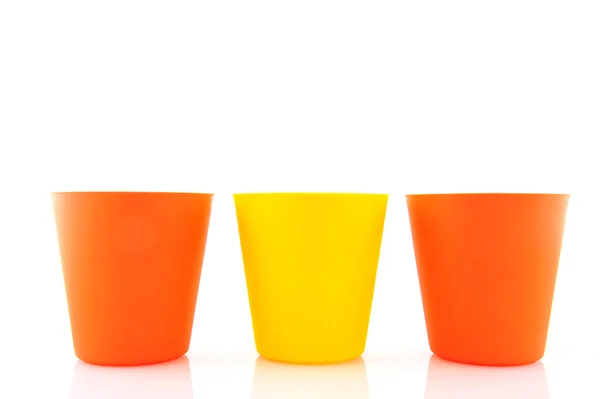 Färgstarka glas vaser — Stockfoto